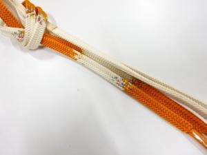 未使用品　正絹　手組帯締め